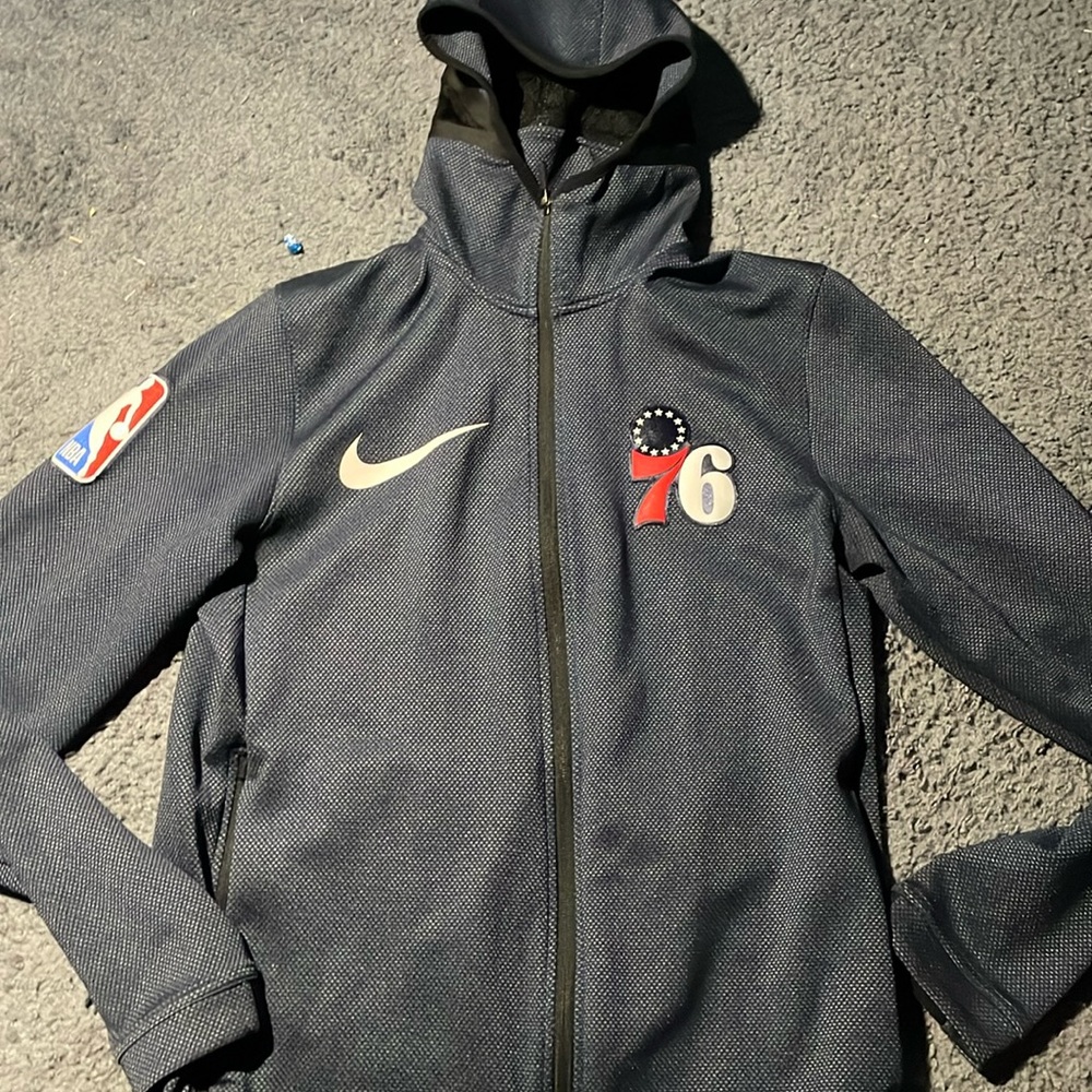 76ers dri fit warm up jacket